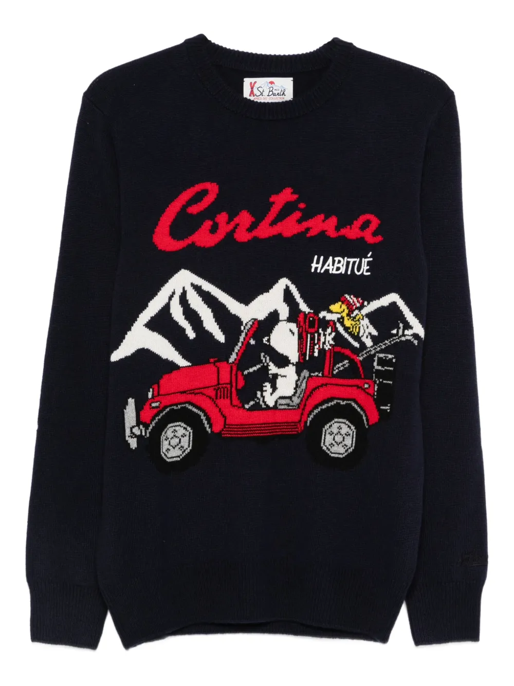 MC2 Saint Barth x Peanuts Heron sweater | Black | Image 1