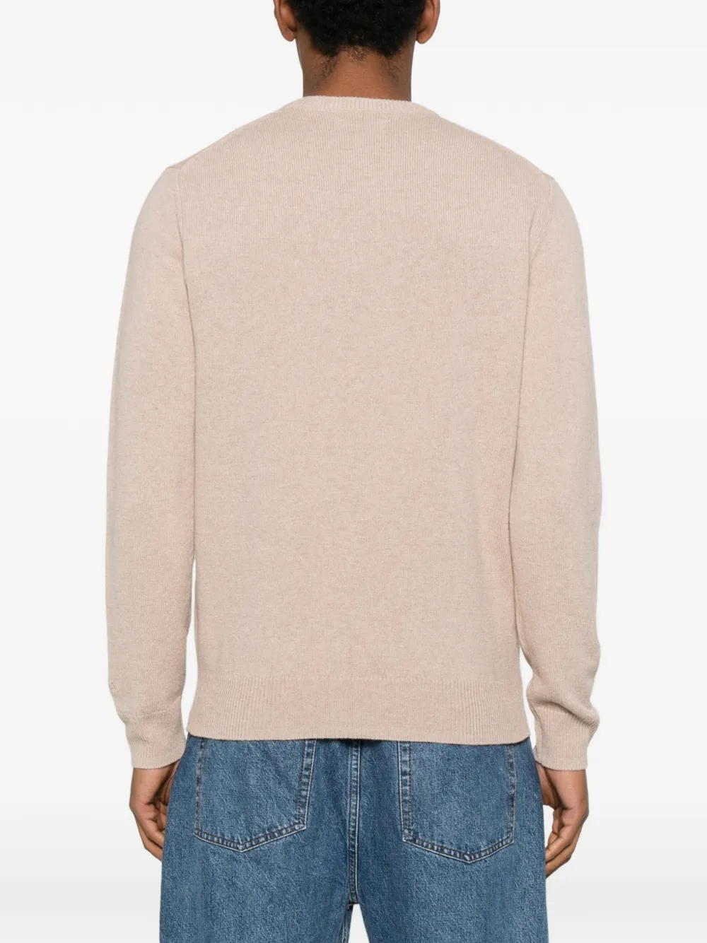 Mc2 Saint Barth Regent Crew Neck Sweater In Neutral