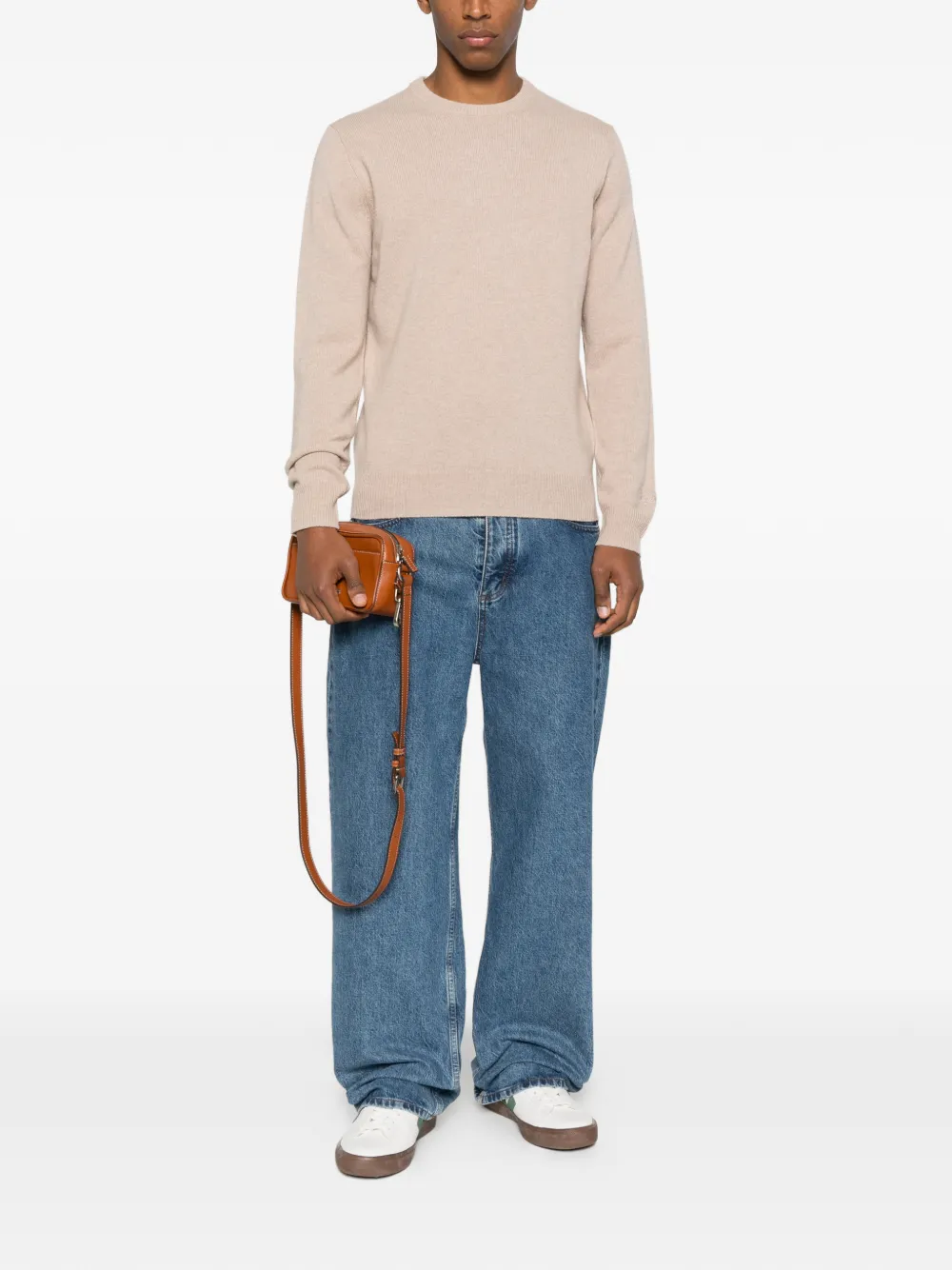 MC2 Saint Barth Regent crew neck sweater - Beige