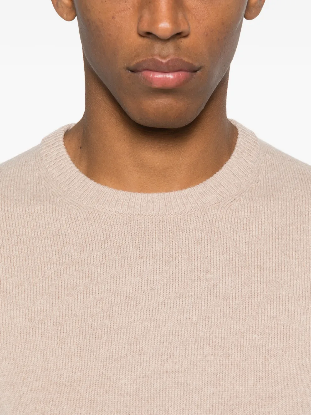 Mc2 Saint Barth Regent Crew Neck Sweater In Neutral