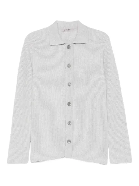 Fileria ribbed buttoned cardigan