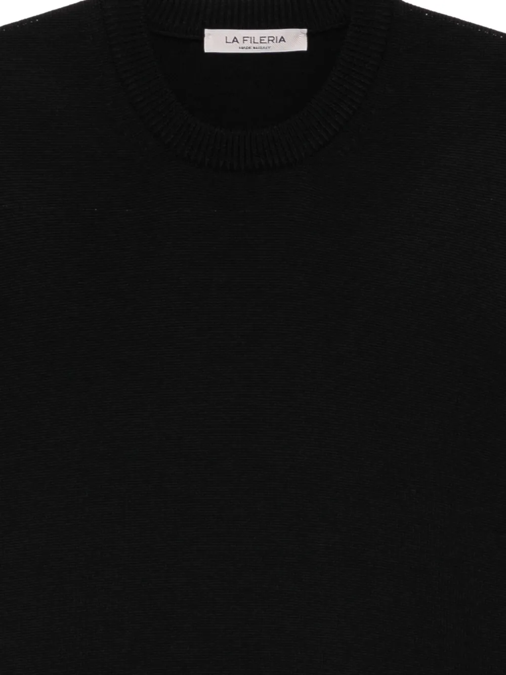 Fileria Ribbed Sweater In Black