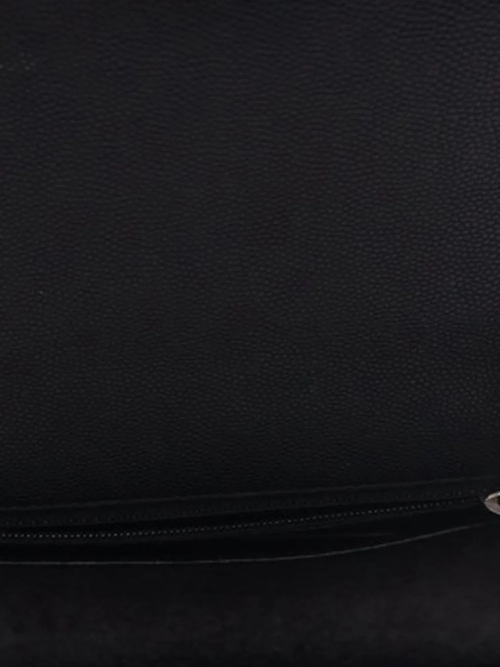 Pre-owned Chanel 2018 Mini Rectangular Classic Chevron Caviar Single Flap Crossbody Bag In Black