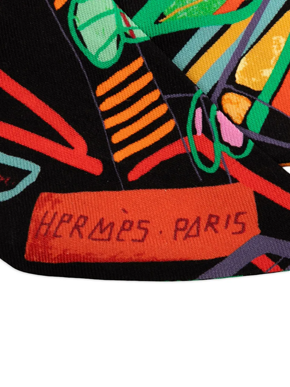 Hermès Pre-Owned 2000-2020 Modernisme Tropical Sachl aus Seidentwill | Image 2