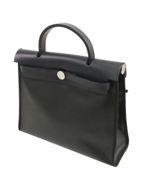 Hermès Pre-Owned 2025 Toile H Berline Vache Hunter Herbag Zip 31 satchel