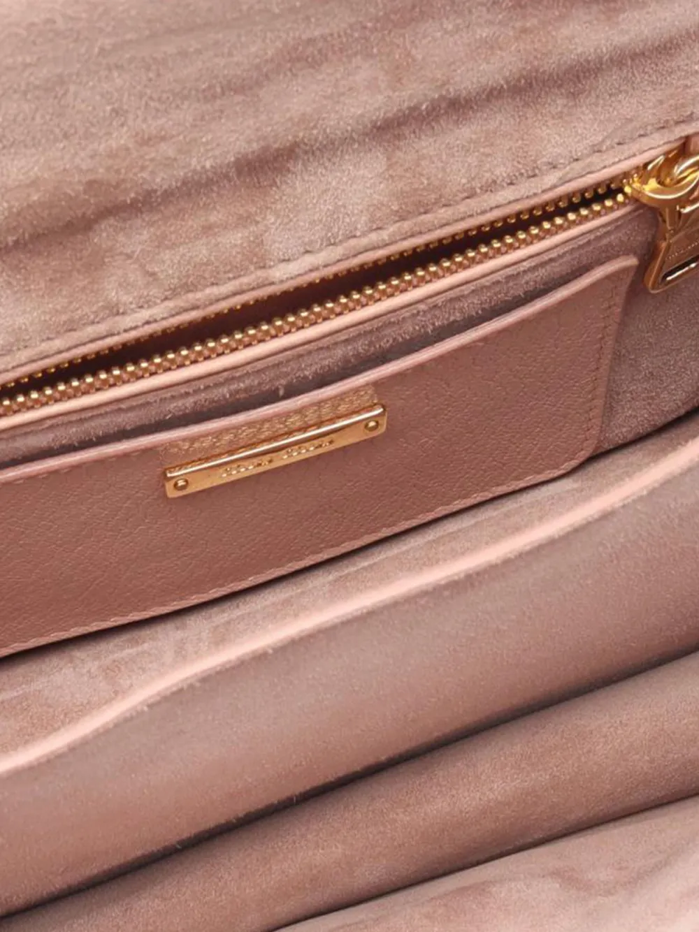 Pre-owned Miu Miu 2010-2025 Calfaskin Madras Shoulder Bag In Pink