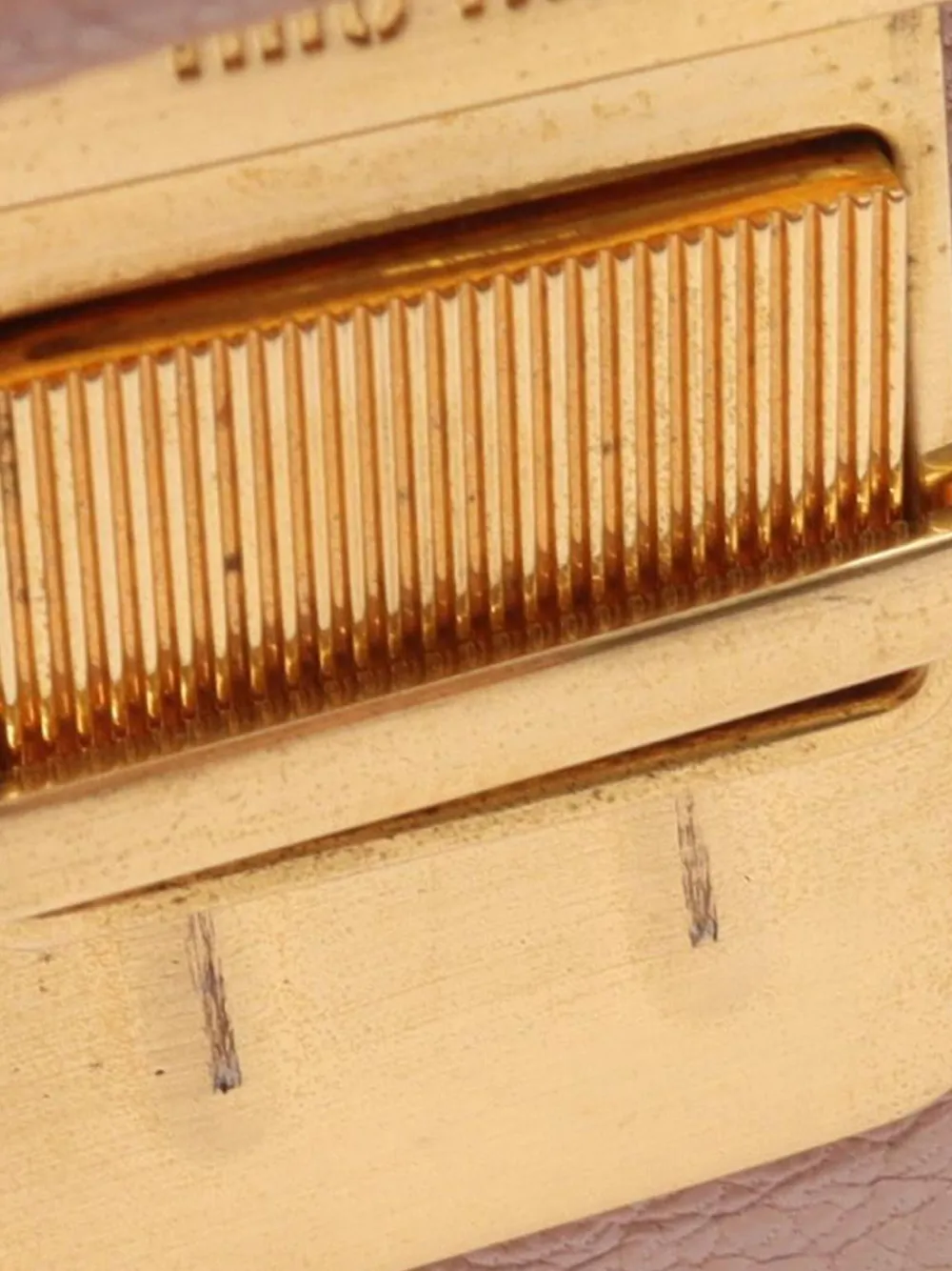 Pre-owned Miu Miu 2010-2025 Calfaskin Madras Shoulder Bag In Pink