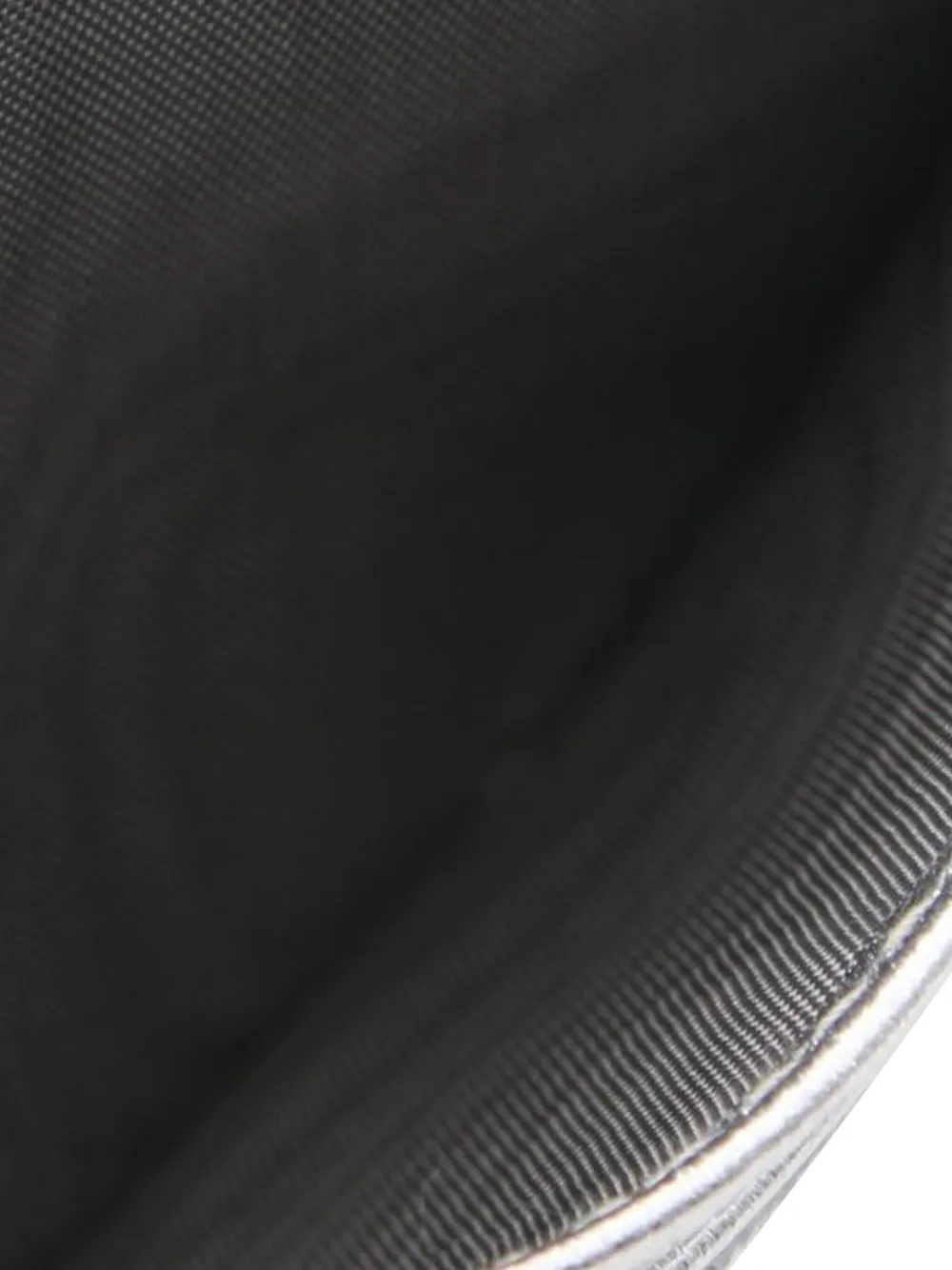 MIU MIU Pre-owned 2010-2025 Metallic Leather Matelasse Card Holder In Silver