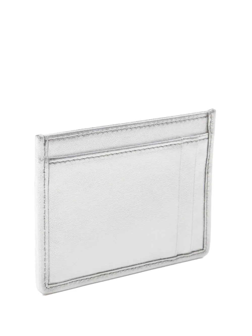 Miu Miu Pre-Owned 2010-2025 Metallic Leather Matelasse card holder | Image 2