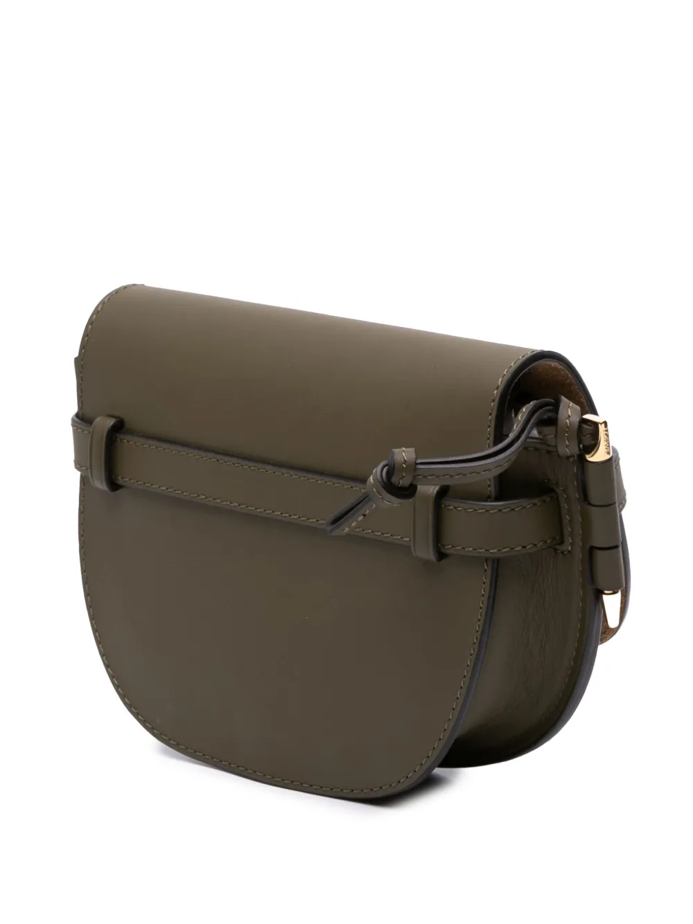 LOEWE Pre-owned 2023 Mini Soft Calfskin Gate Dual Bag Crossbody Bag In Brown