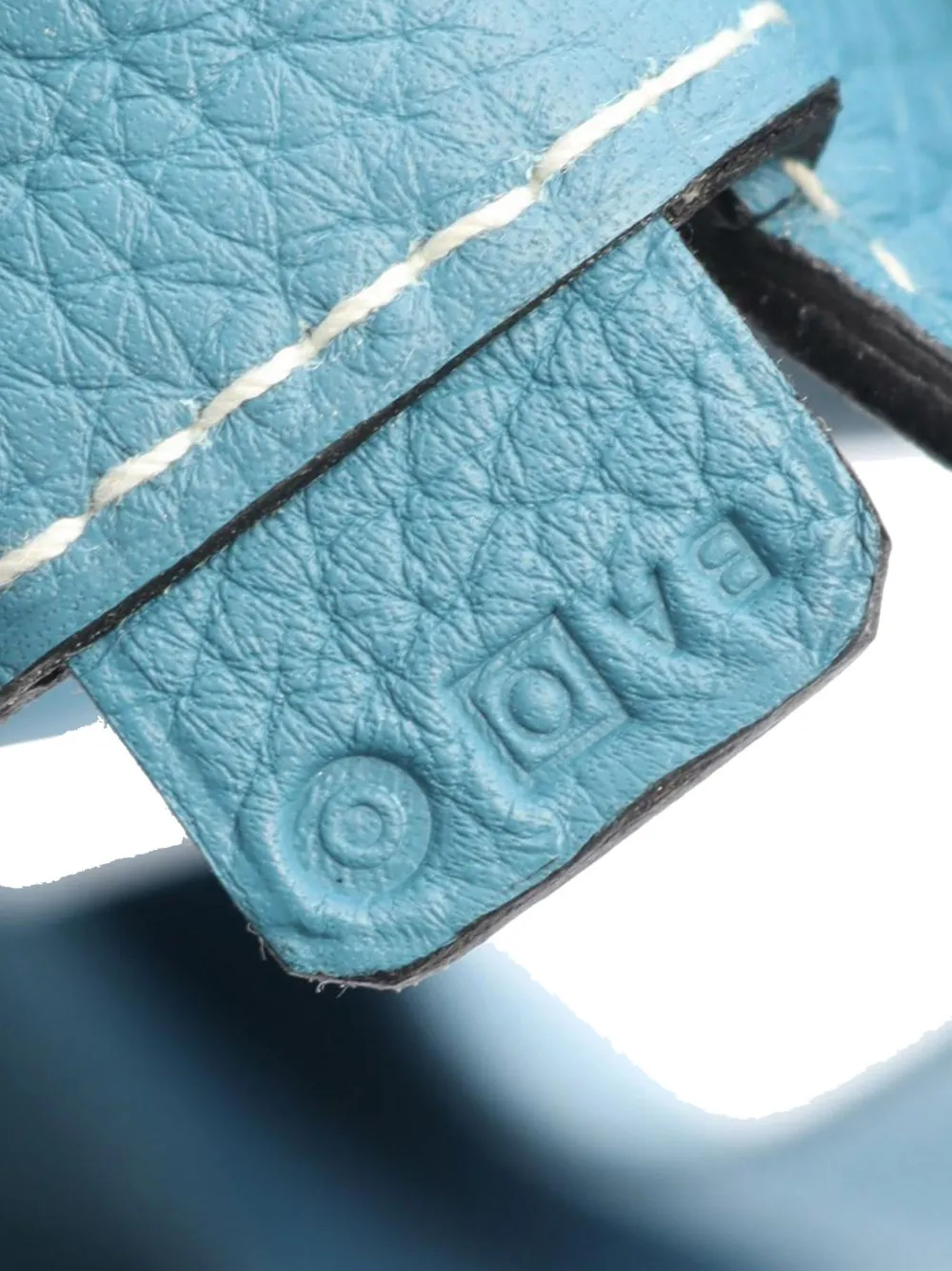 Pre-owned Hermes 2011 Taurillon Clemence Good News Gm Shoulder Bag In Blue