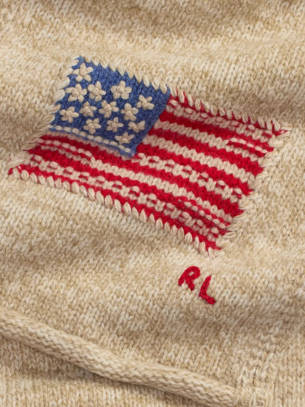 Polo Ralph Lauren Sjaal met vlagdetail Beige