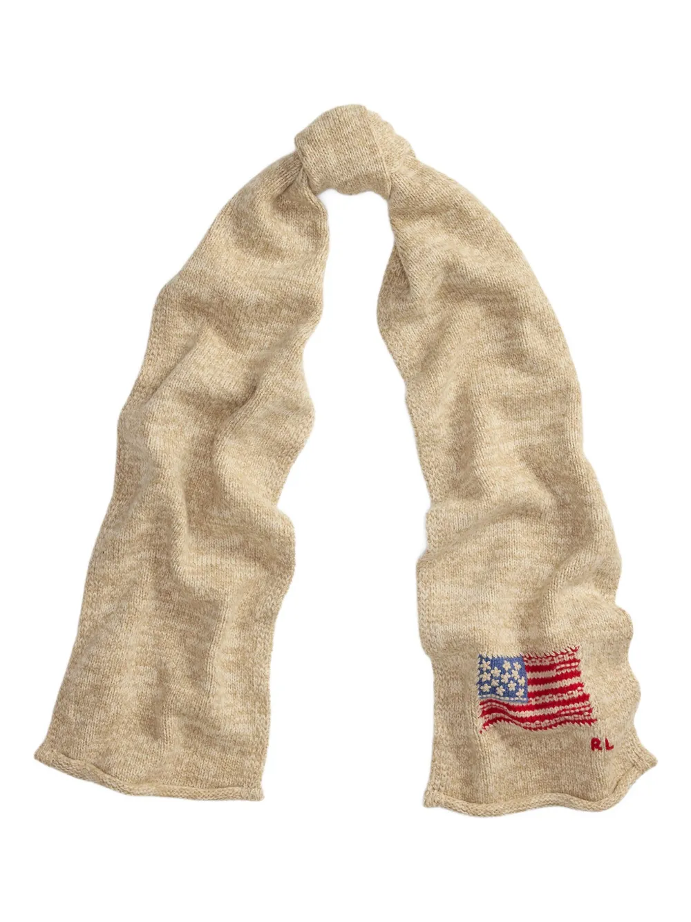 Polo Ralph Lauren Sjaal met vlagdetail - Beige