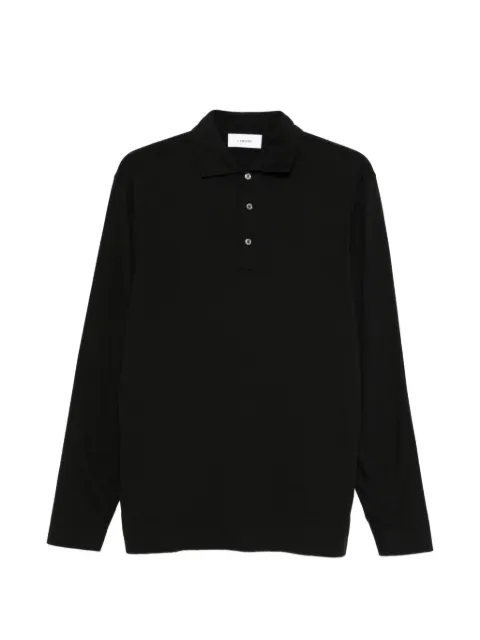 Lardini long-sleeve polo shirt