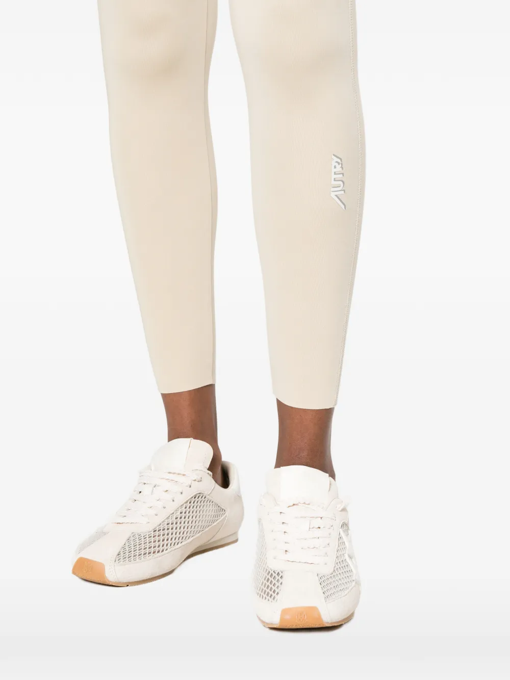 Autry Legging met logodetail Beige