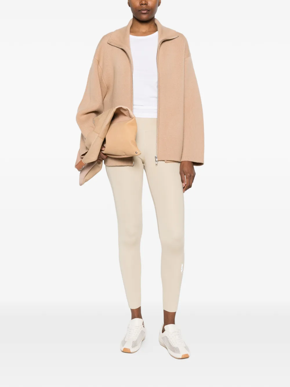 Autry Legging met logodetail Beige