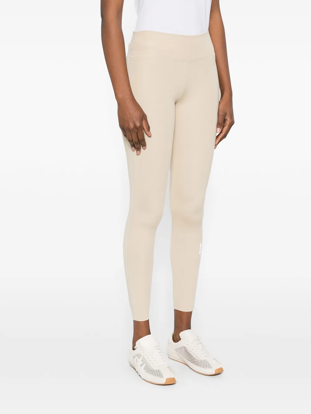 Autry Legging met logodetail Beige