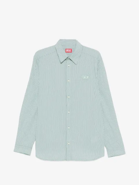 Diesel Camicia a righe con ricamo