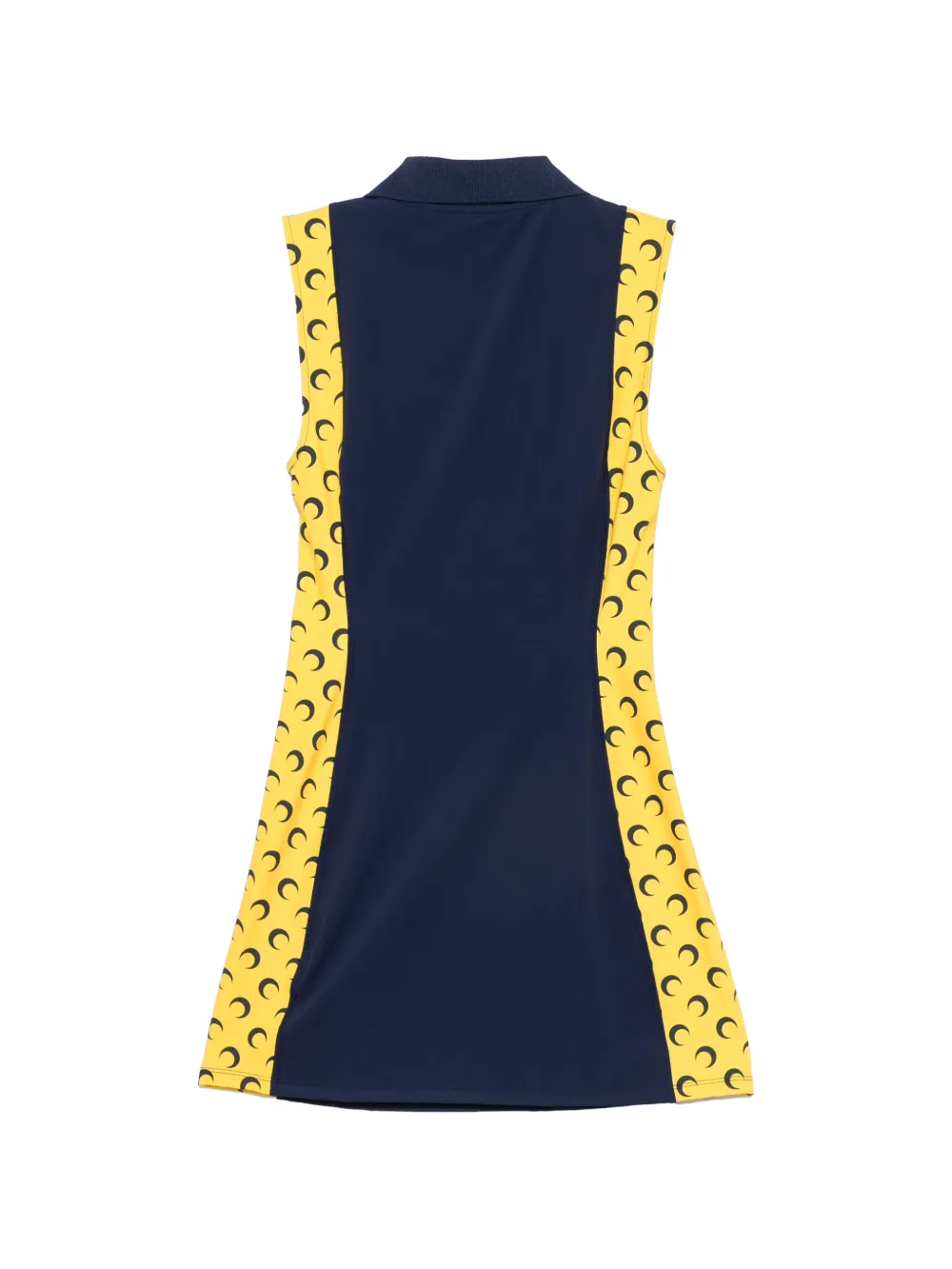 Marine Serre Mouwloze mini-jurk met print Blauw