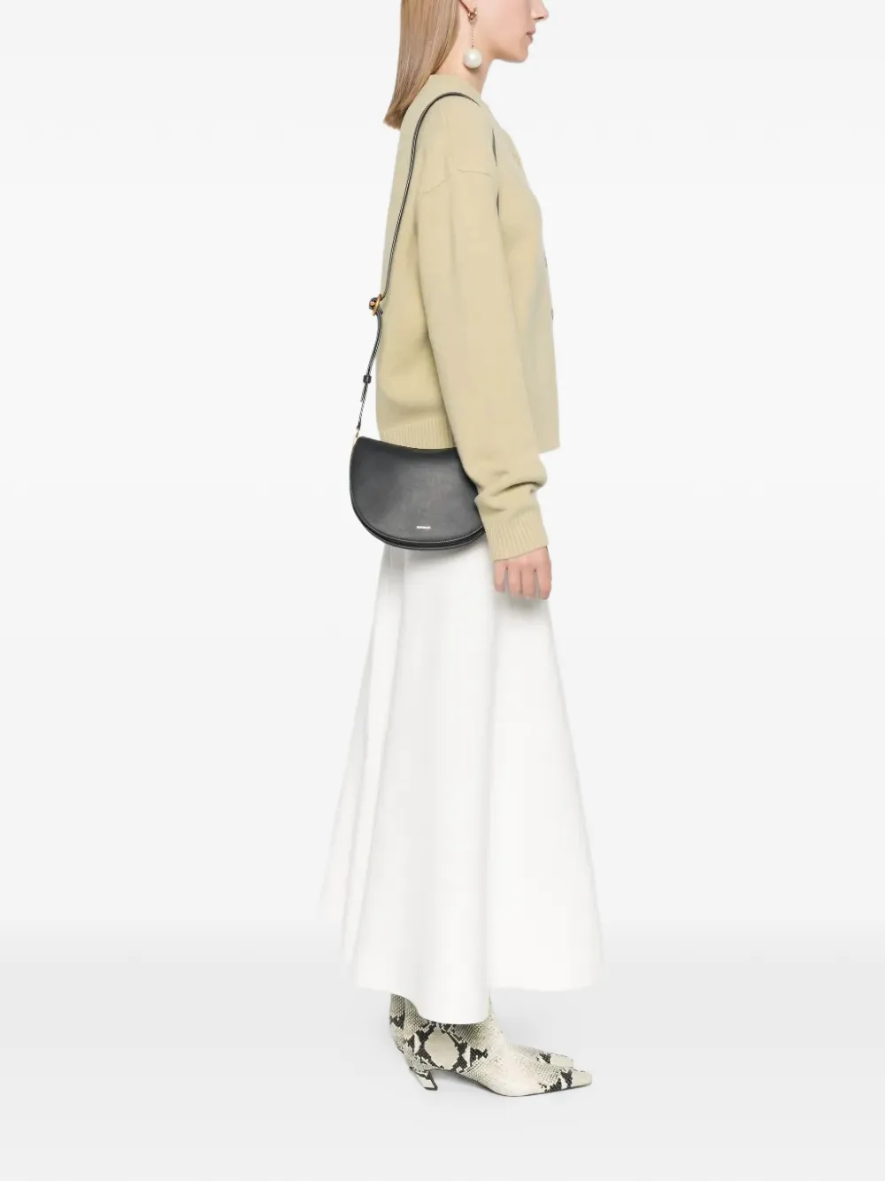logo-print cross body bag
