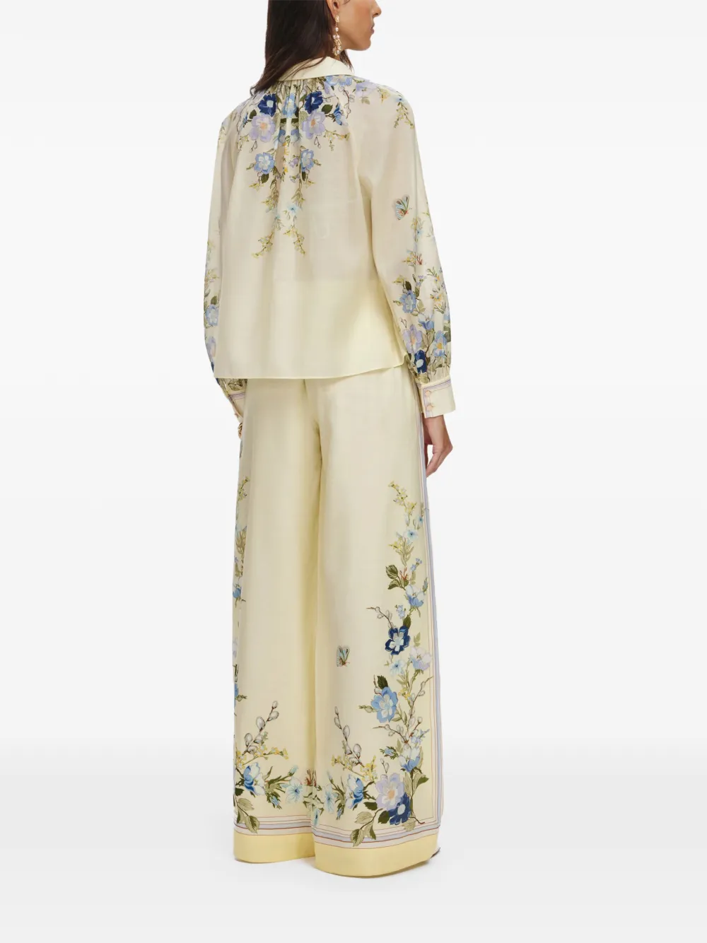 Self-Portrait Palazzo broek Beige