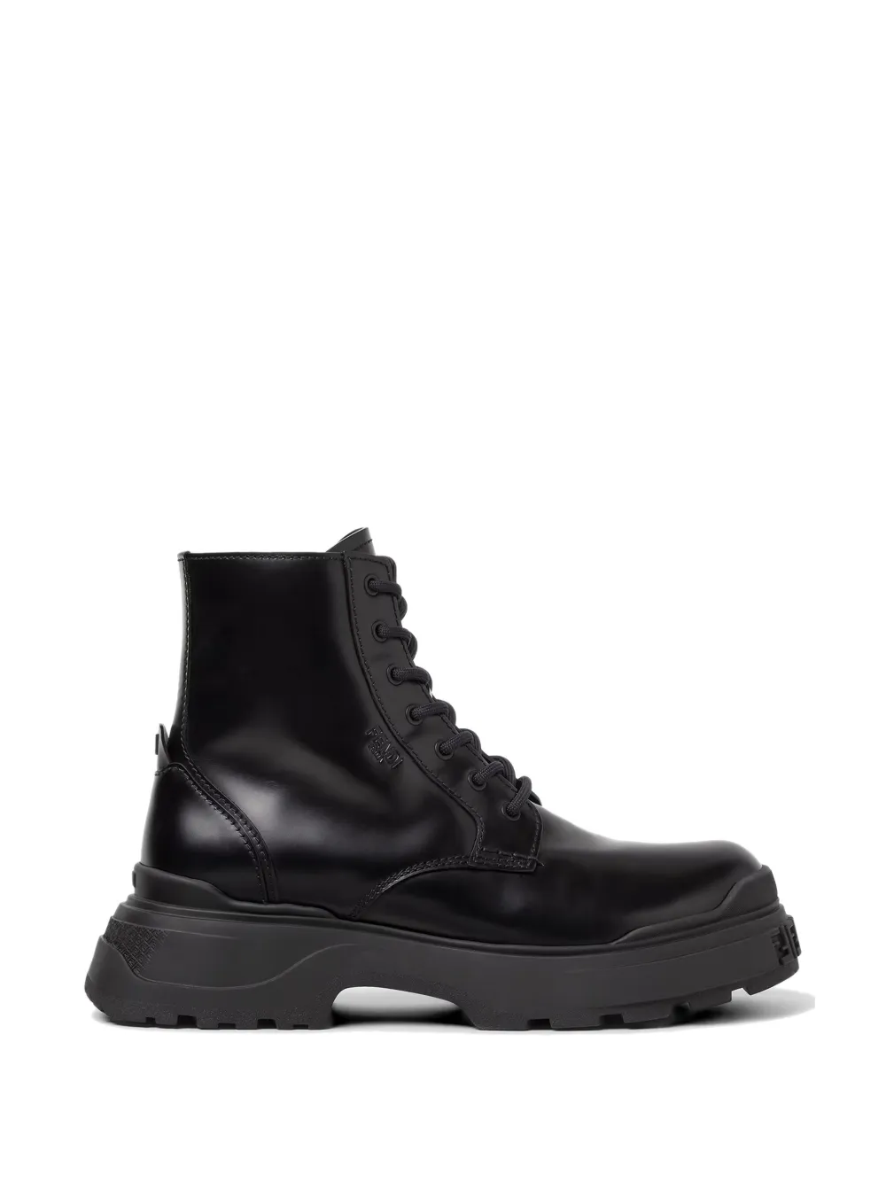 FENDI leather boots - Nero