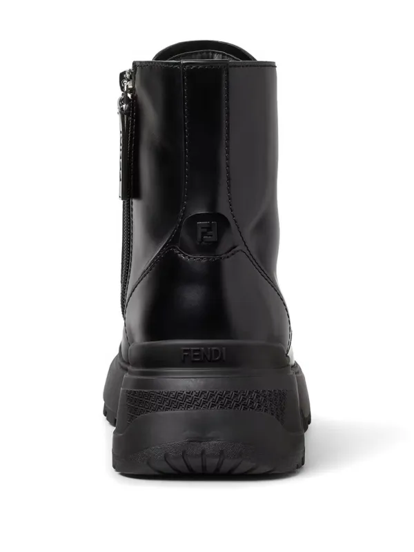 FENDI Leather Boots | Black | FARFETCH display picture 3