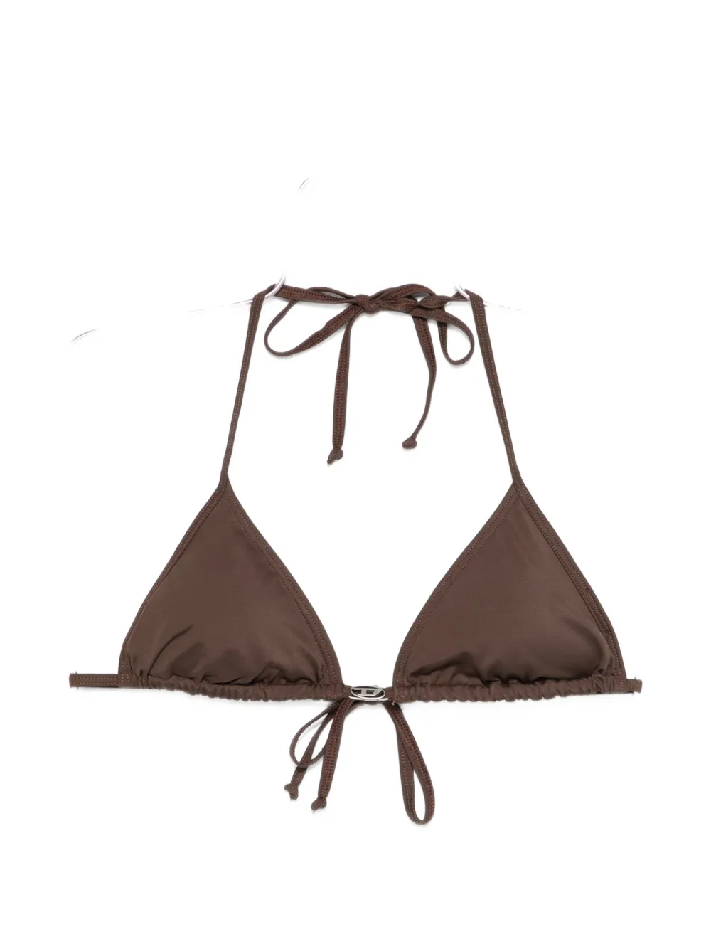 Diesel Elettra-Dnm tie-string bikini top - Marrone