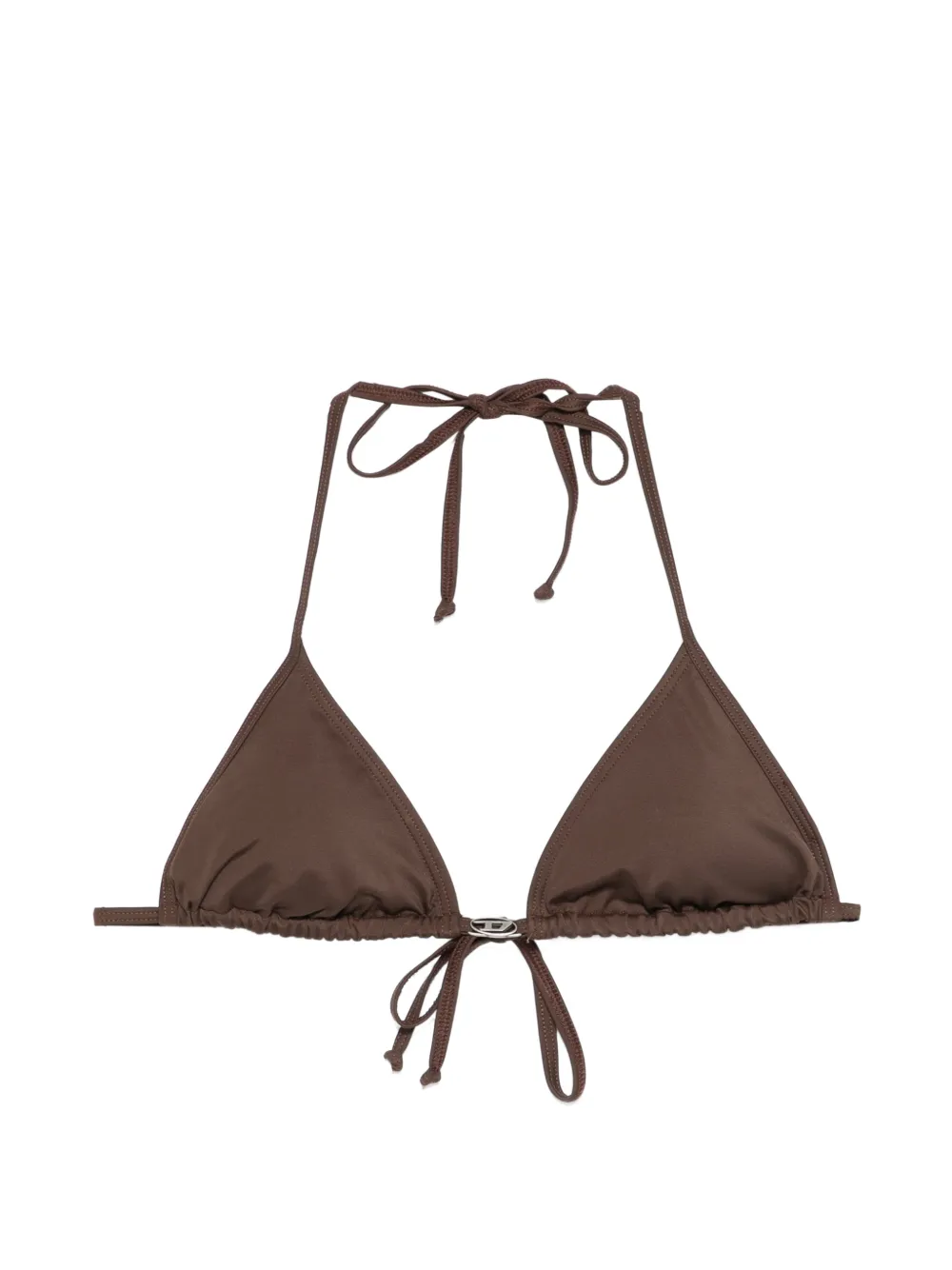 Diesel Elettra-Dnm tie-string bikini top - Marrone
