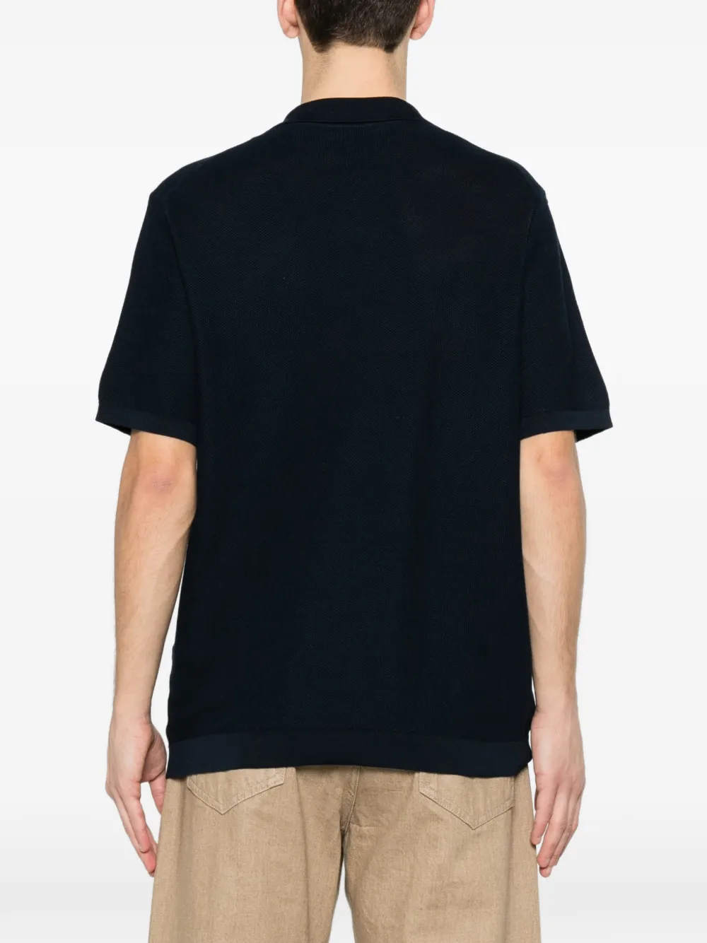 Woolrich T-shirt met V-hals Blauw
