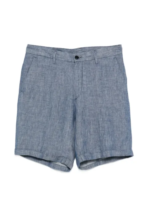 120% Lino slub-texture shorts