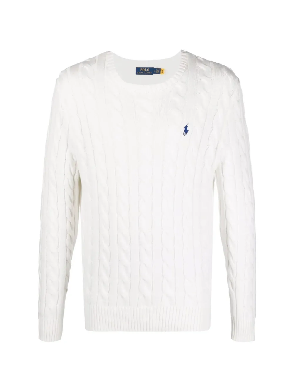 Polo Ralph Lauren cable-knit crew-neck sweater - Bianco