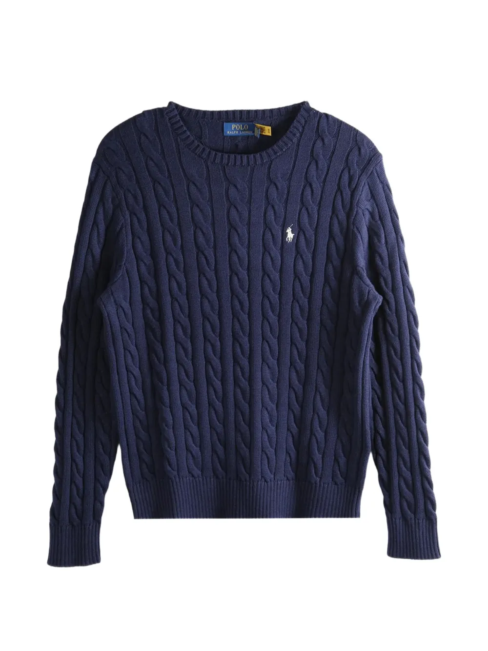 Polo Ralph Lauren cable-knit crew-neck sweater - Blu