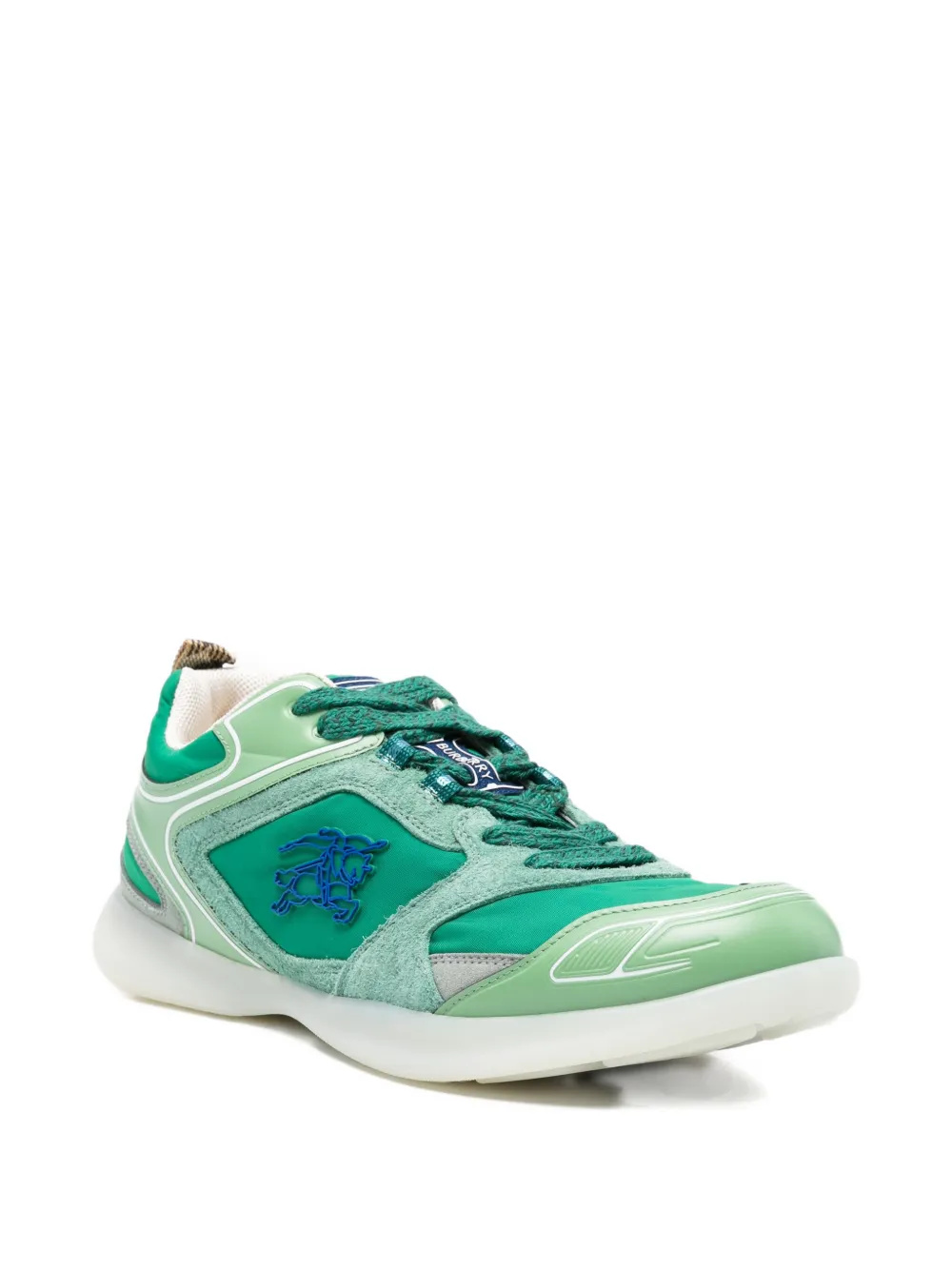 Burberry Sneakers met logo Groen