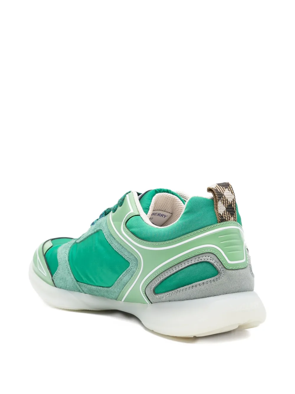 Burberry Sneakers met logo Groen