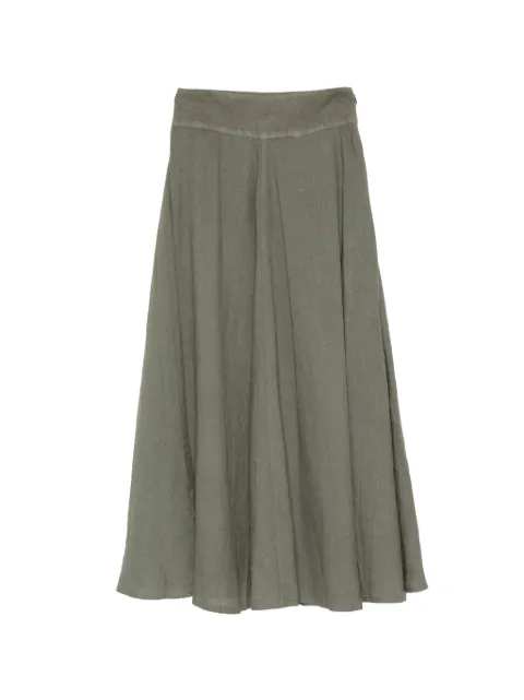 120% Lino linen midi skirt