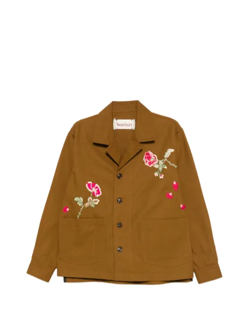 Baziszt Peculia floral-embroidered jacket