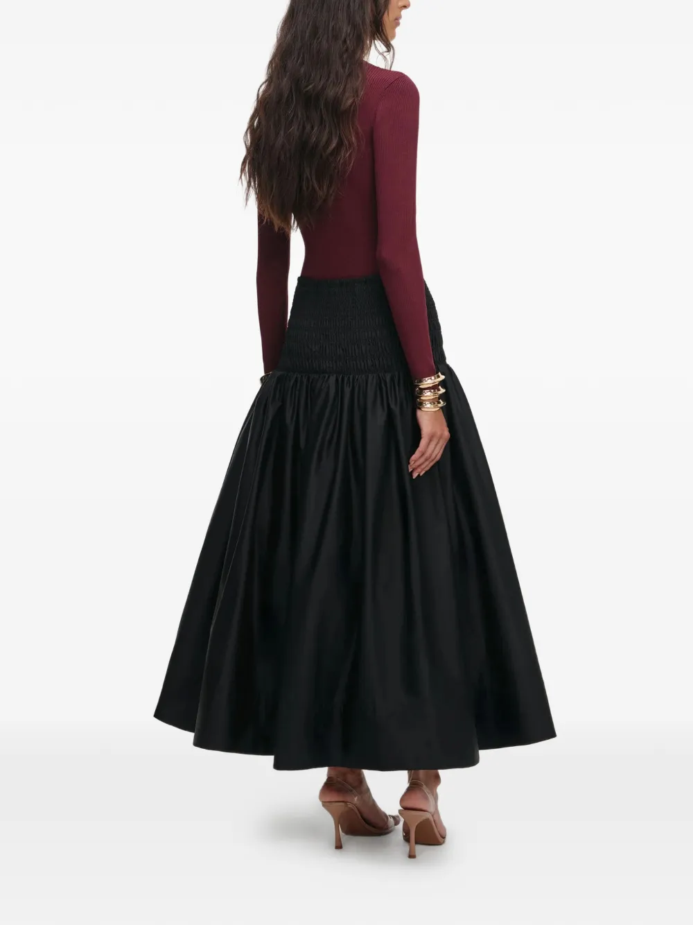 Self-portrait Keyhole-embellishment Top In Red