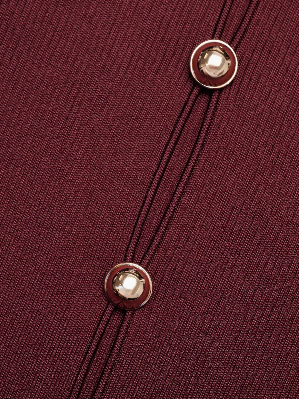 Self-portrait Keyhole-embellishment Top In Red