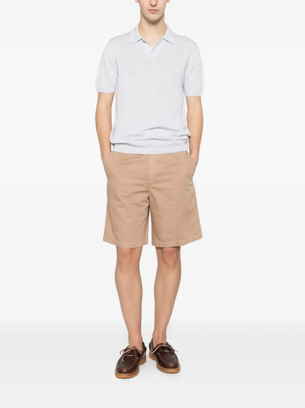 Tagliatore Keith T-shirt met korte mouwen Grijs