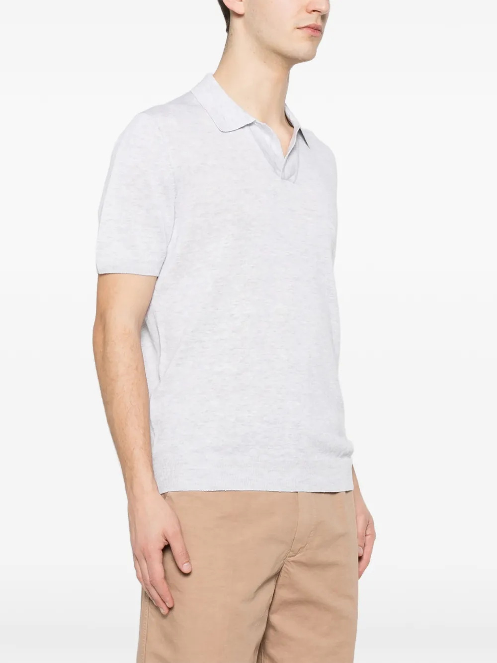 Tagliatore Keith T-shirt met korte mouwen Grijs