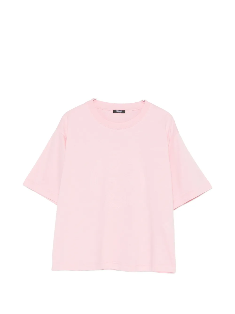 Versace logo-print T-shirt - Rosa