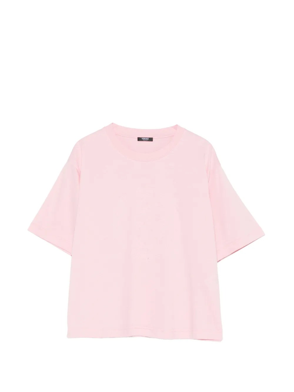 Versace logo-print T-shirt - Rosa