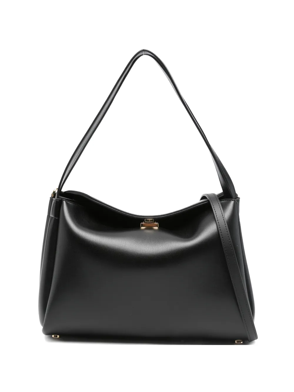 Themoirè detachable-strap shoulder bag - Nero