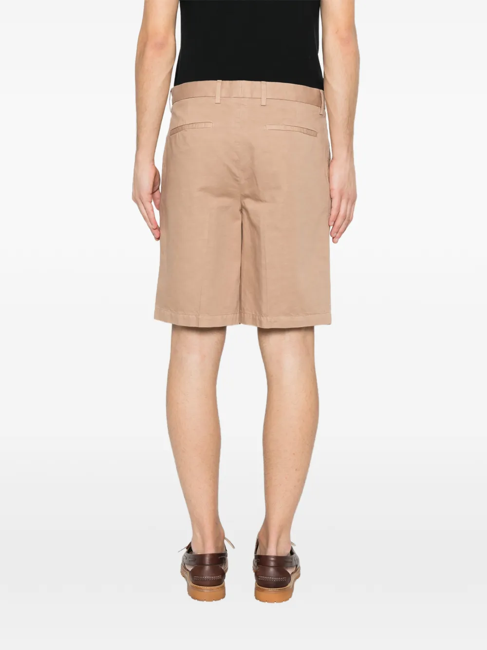 Zegna Geplooide shorts Beige