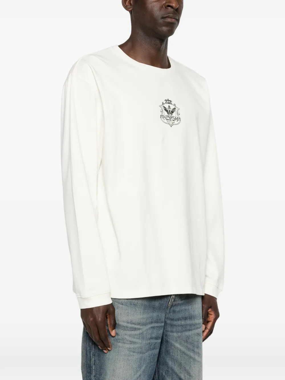 RHUDE T-shirt met lange mouwen Beige
