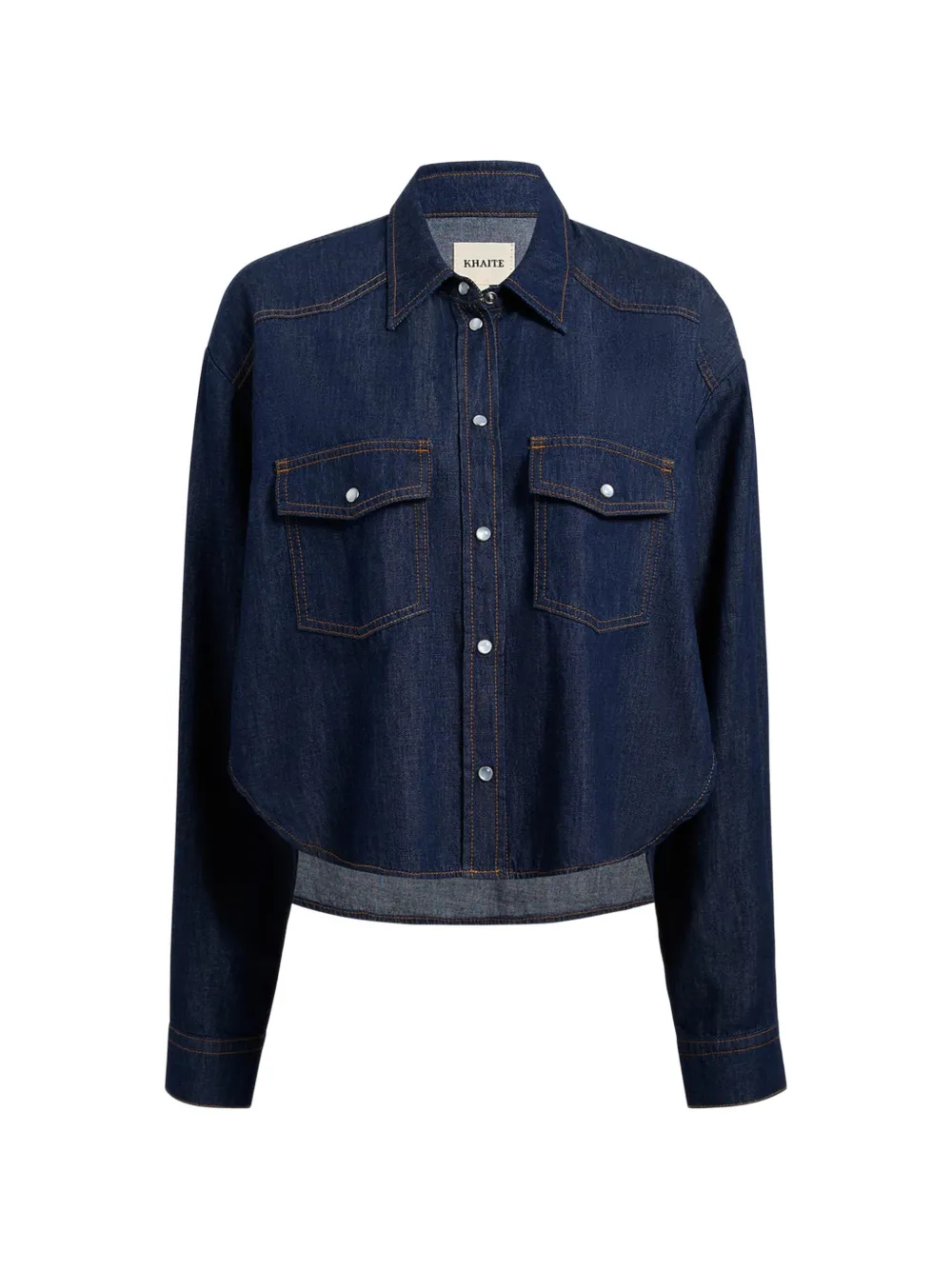 KHAITE Grenon shirt - Blu