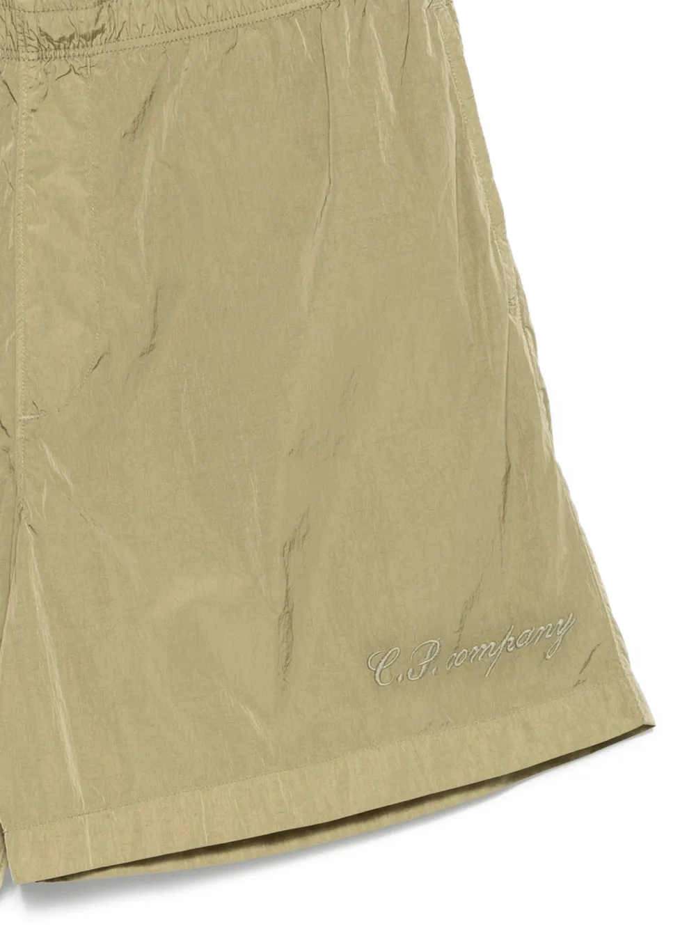 C.P. Company Eco-Chrome R zwembroek met geborduurd logo Groen