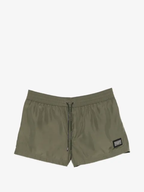 Dolce & Gabbana short swim trunks with branded tag