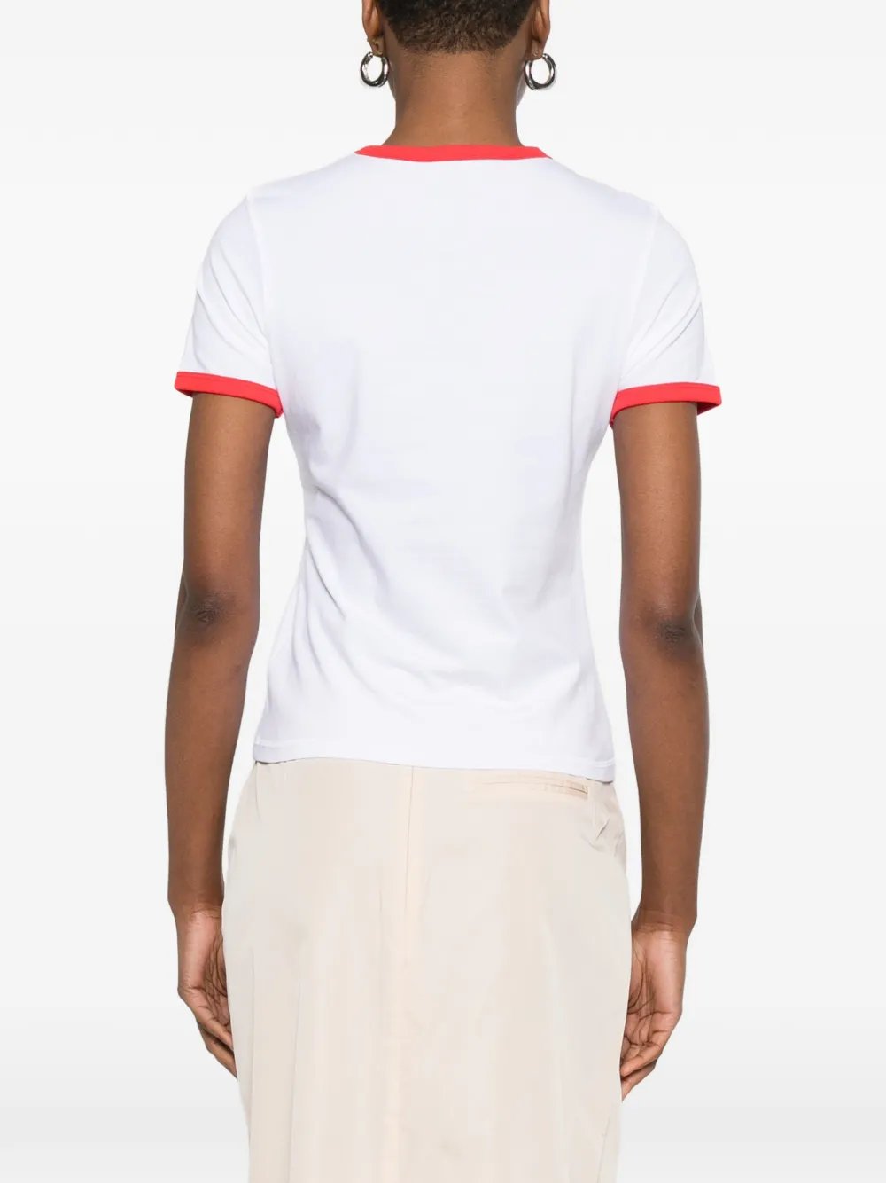 Casablanca T-shirt met grafische print Wit